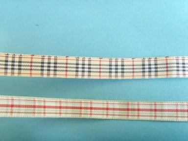 cinta tela escocesa del estilo escocés de 25mm
