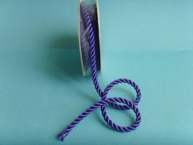 Cortina de poliéster brillante púrpura cuerdas
