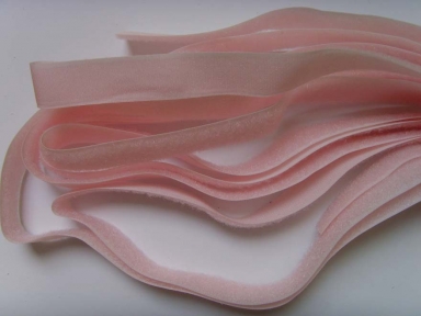 nylon de color rosa de 50mm gancho y lazo de cinta