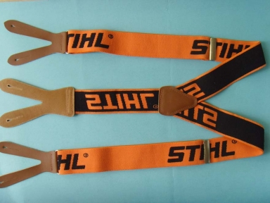 Custom Suspenders With woven logo