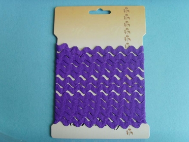 Los cables de onda púrpura poliéster tejido ricrac