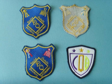 cheap custom full embroidered patch for polo